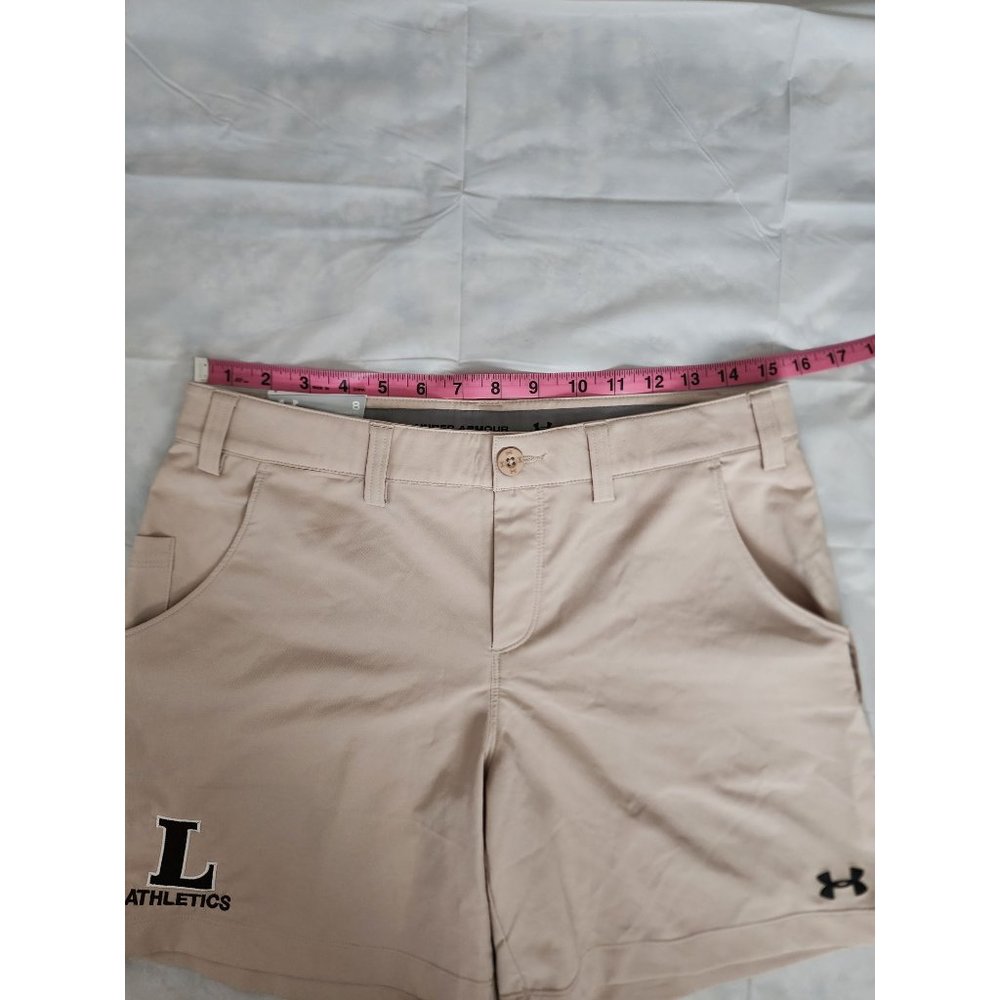 Under Armour Women's L Athletics Relaxed Fit Chino Shorts Size 8 - Picture 11 of 15